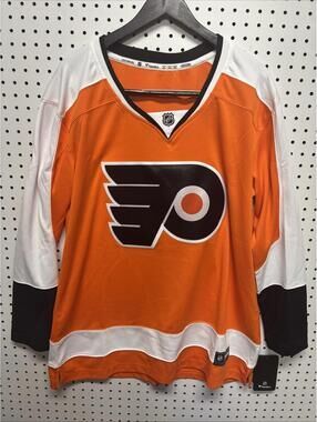 Women’s 2XL Fanatics Burnt Orange Philadelphia Flyers Home Breakaway Jersey